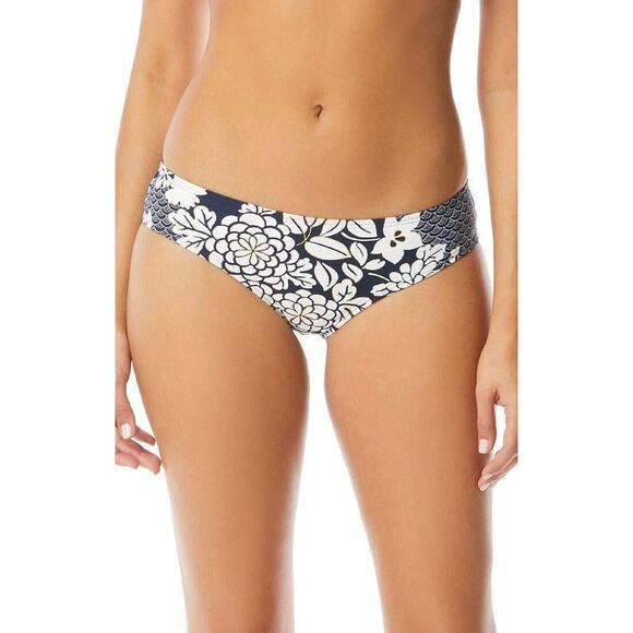 Vince Camuto Other - Vince Camuto Zen Garden Shirred Smooth Fit Cheeky Bikini Bottoms Deep Sea Size S